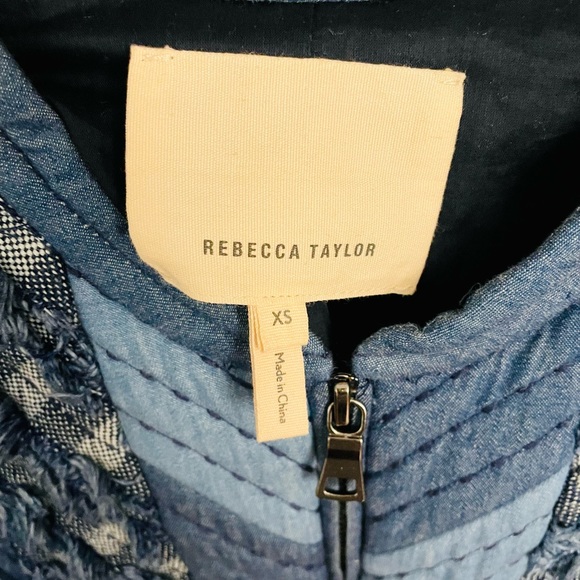 NWOT Rebecca Taylor Denim Jacket - Picture 4 of 6